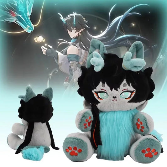 21cm Cartoon Anime Plush Toys Danheng Meow Honkai Star Rail Plush Honkai: Star Rail Adorable Soft Plush Birthday Halloween Xmas